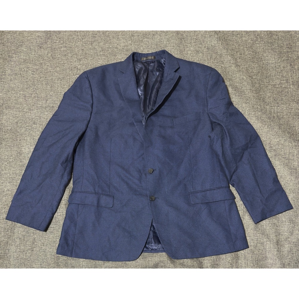 Van Heusen Mens Blazer Blue Two Button Professional